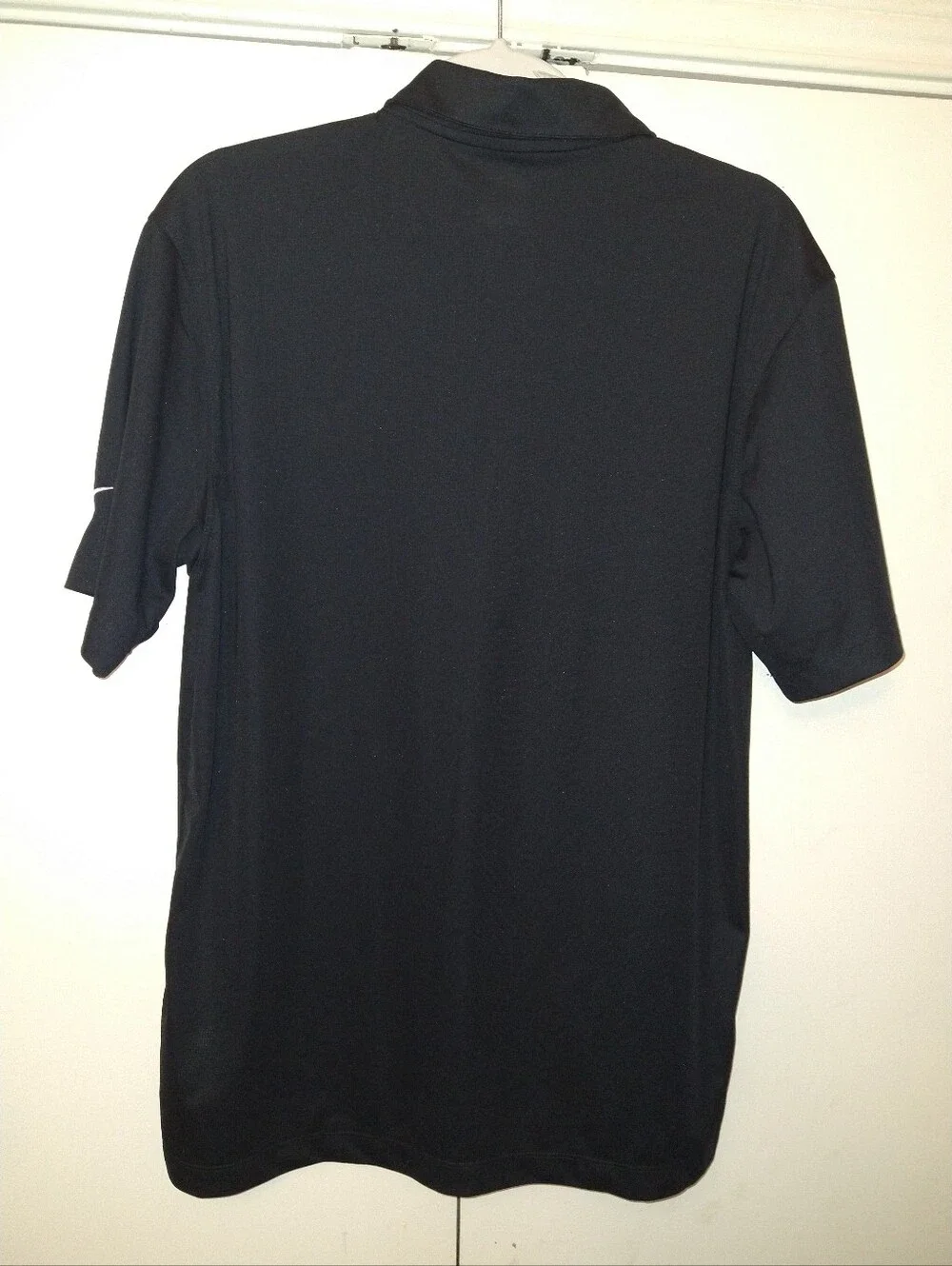 Nike Black Short Sleeve Polo Shirt Men's sz Medium AT&T Business Logo.